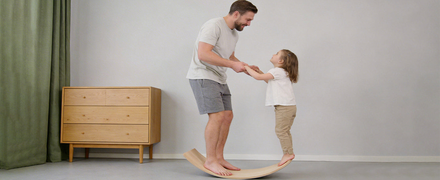 32 Inch Rocker Board Sensory Training Kids Balance Seesaw 300 Lbs