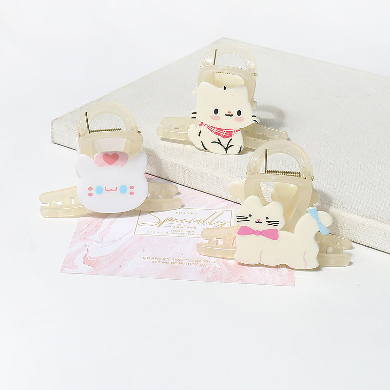 Cute Cat Claw Hair Clip - Acrylic Grab Clip