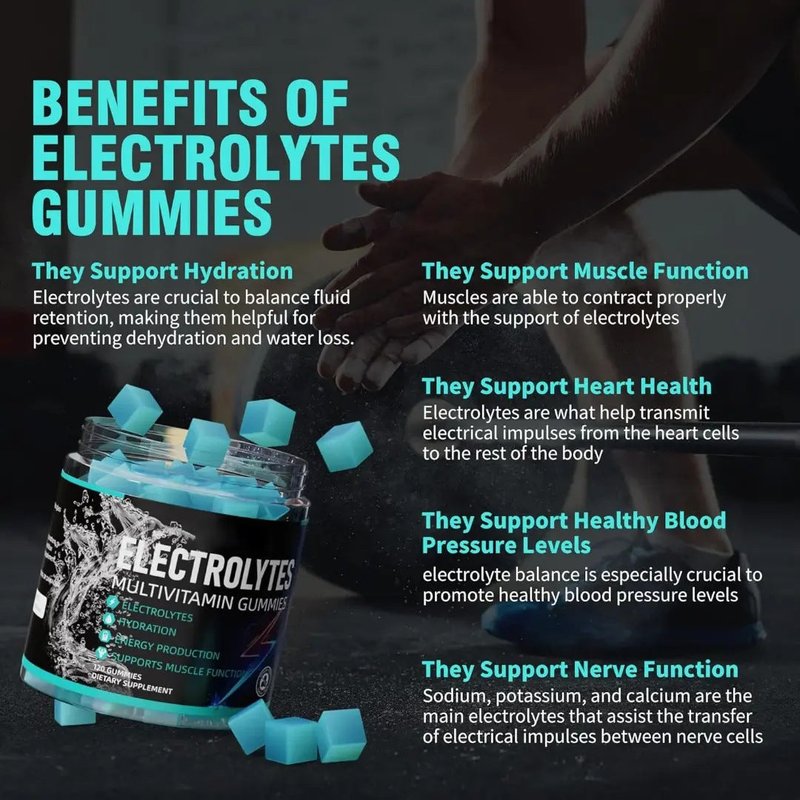 Electrolyte Jelly Energy Support - 120 Tablets