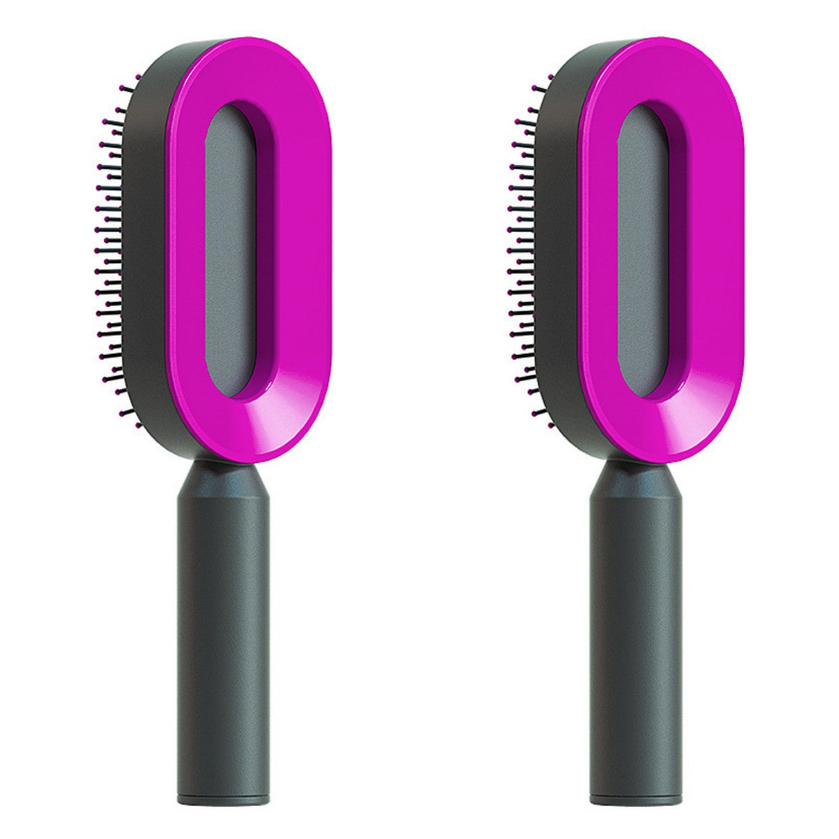 Self-Cleaning Hair Brush with 3D Air Cushion for Scalp Massage & Detangling