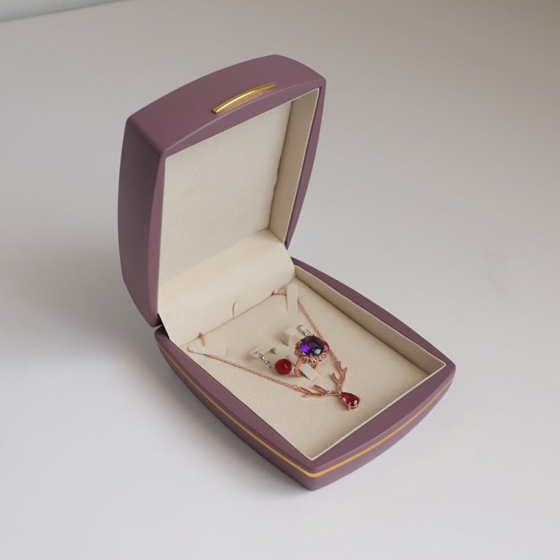 Luxury Jewelry Storage Box Large Capacity Leather Organizer for Rings & Bracelets