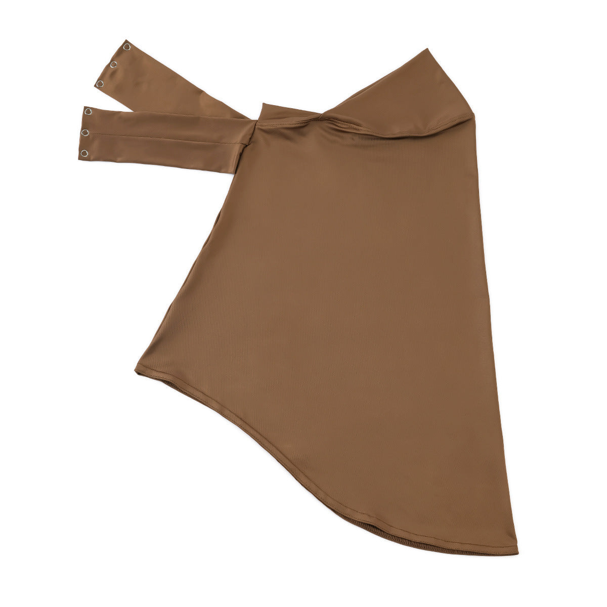 Women's Linen Headscarf with Chin Closure