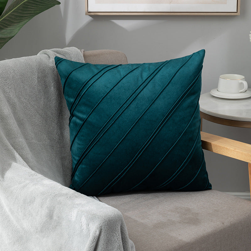 Velvet Pillowcase for Sofa Bed 43x43cm - Multiple Colors & Styles