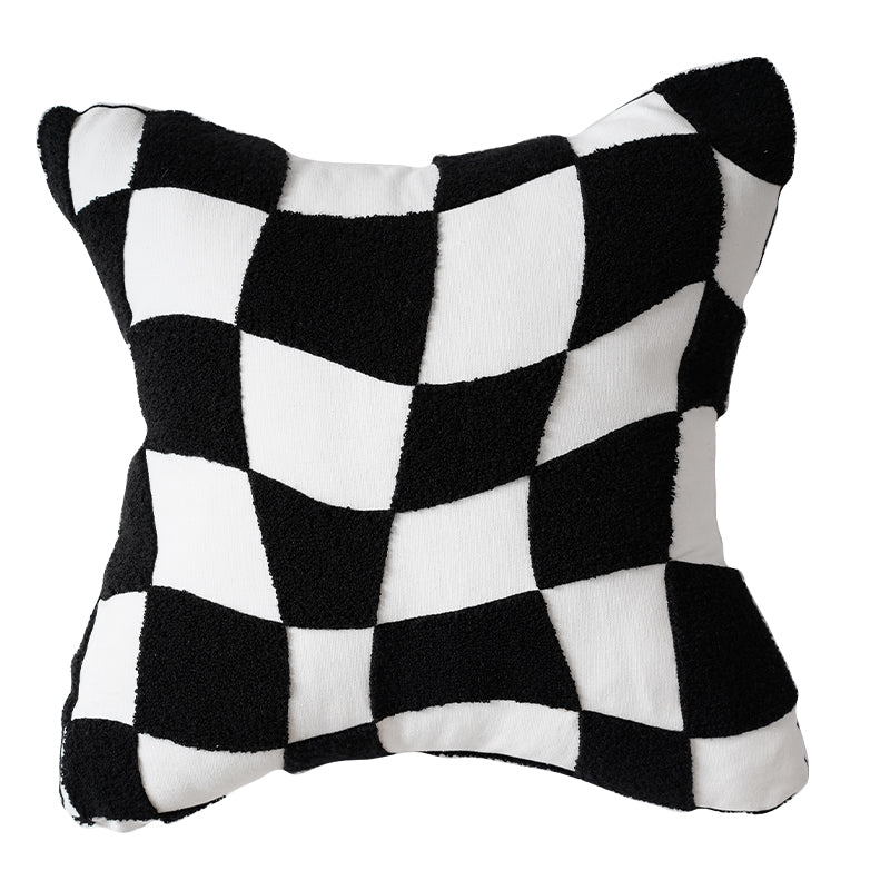 Checkerboard Pillow Set - Multiple Shapes & Styles for Living Room Decor