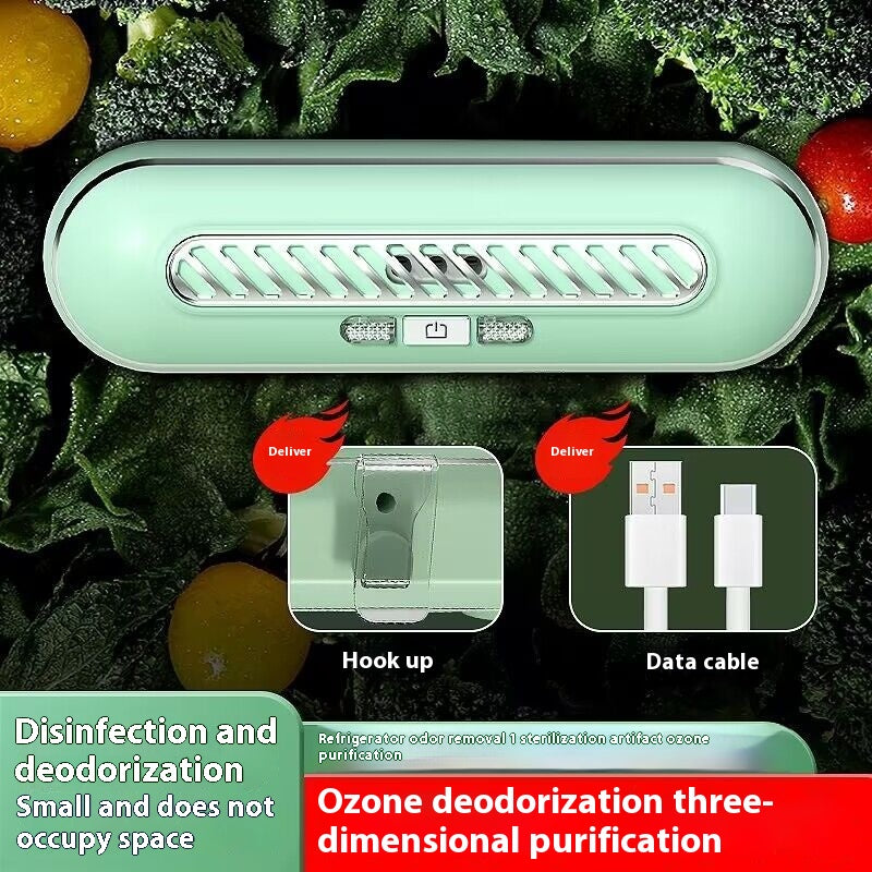 Refrigerator Deodorizer with Ozone Sterilization - Fresh Keep & Odor Removal