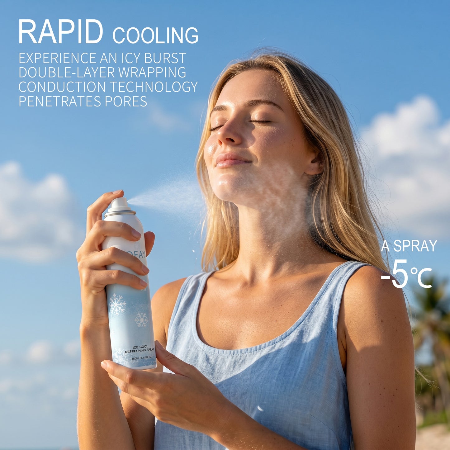 Professional Cold Spray for Sports Injury and Muscle Relief