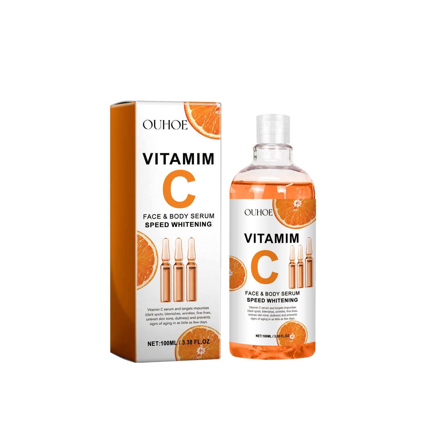 Vitamin C Face and Body Serum - Brightening and Anti-Aging Skincare 100ml
