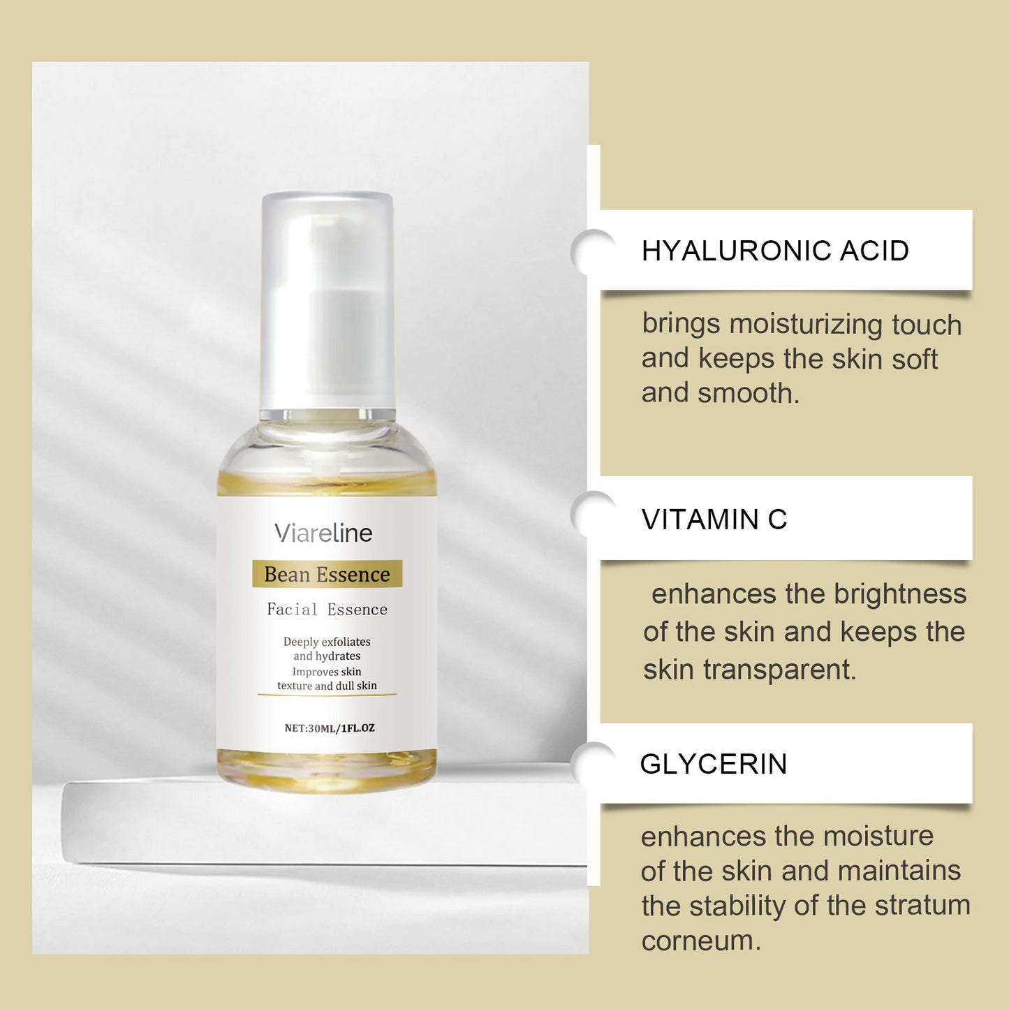 Daily Shin Moisturizer for Facial Skin Hydrates & Brightens 30ml