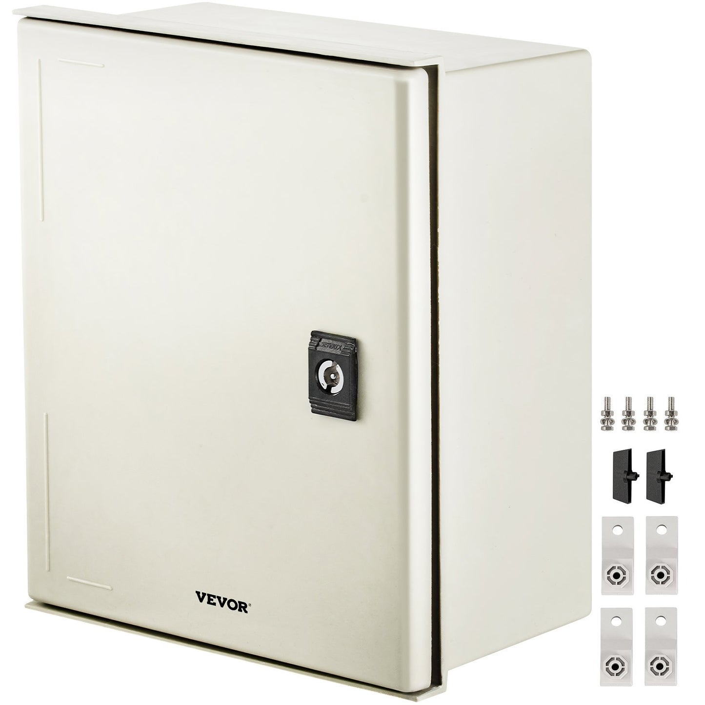 Fiberglass Electrical Enclosure Box Waterproof Dustproof NEMA 4X IP66 Outdoor Indoor Grey
