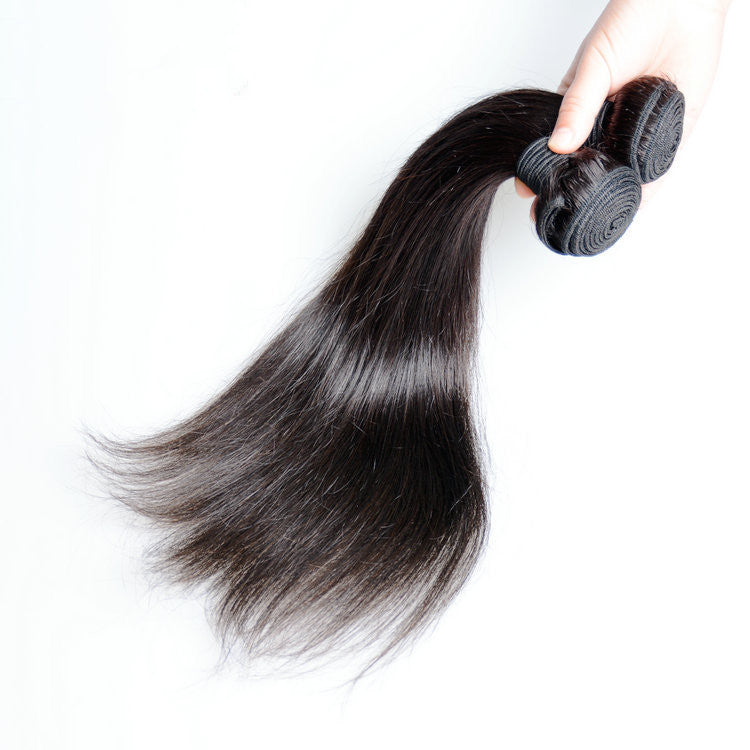Brazilian Virgin Straight Hair Extensions - Natural Hair Weave, Multiple Lengths