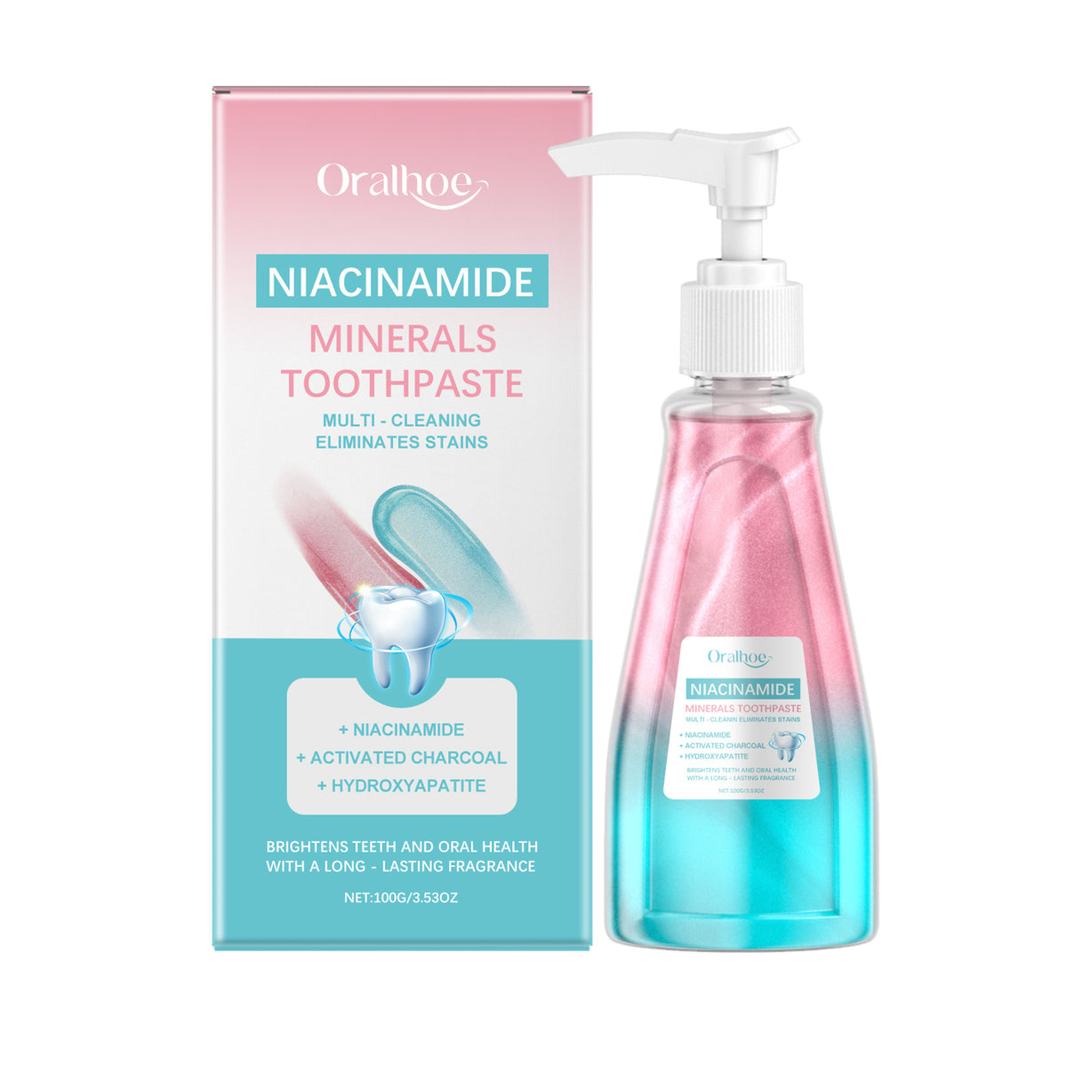 Nicotinamide Toothpaste Gentle Cleaning