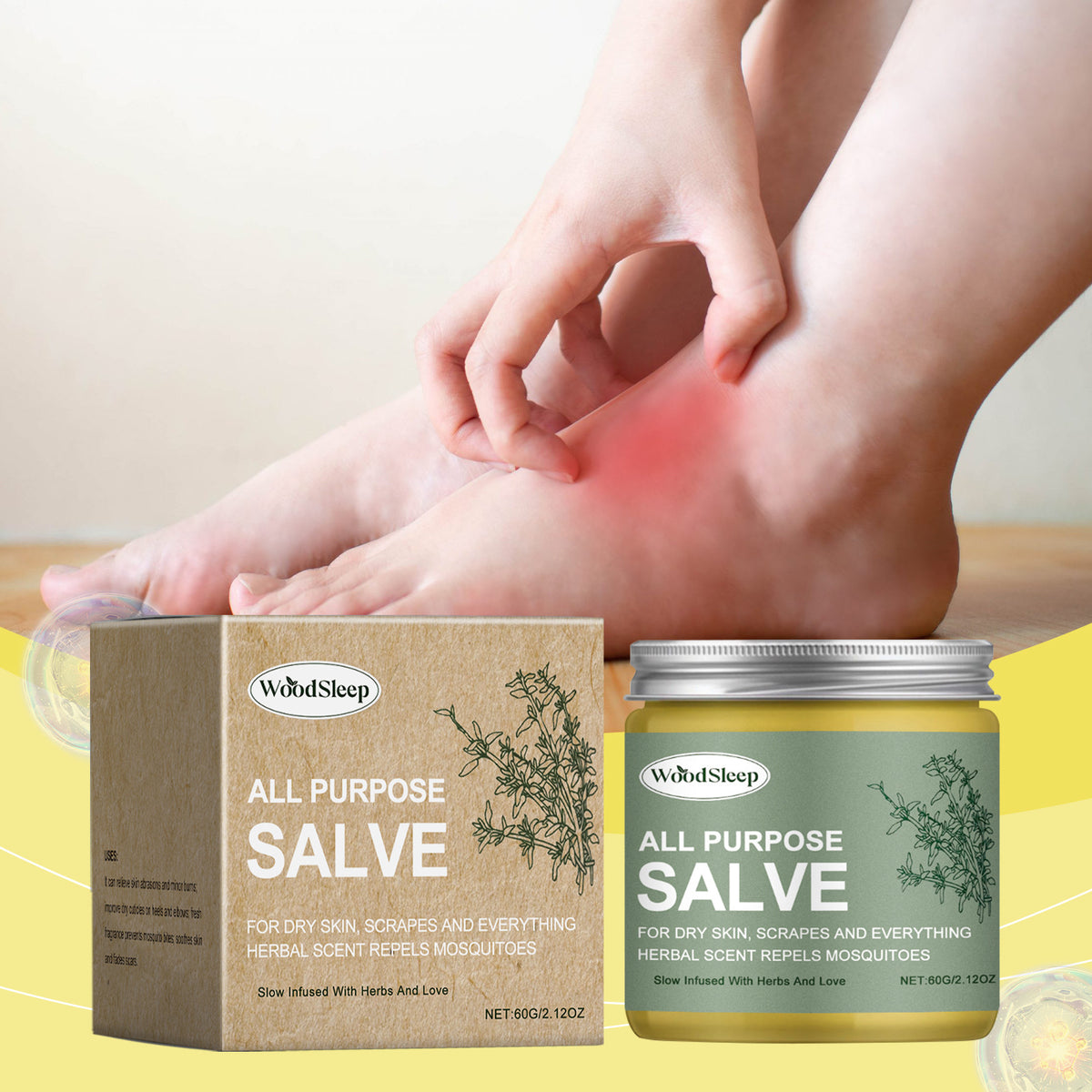 Herbal Ingredients Gentle Soothing Skin Discomfort External Use Care