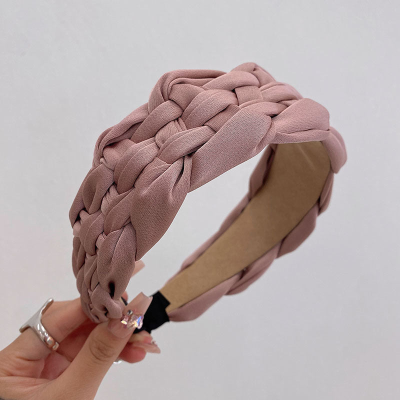 Wide Brimmed Braided Headband
