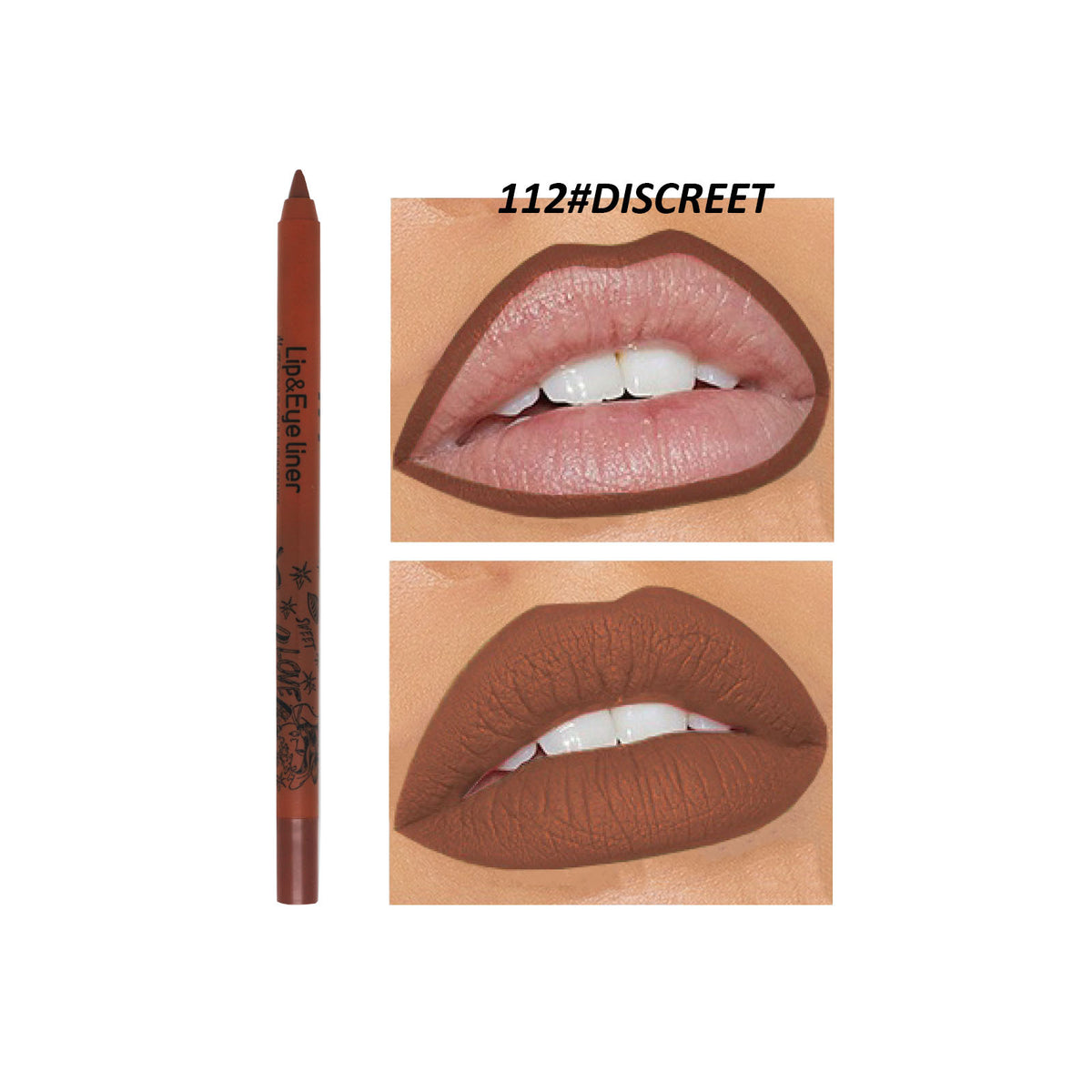 Matte Lip Liner - Discoloration Resistant Outline Lipstick 20 Colors