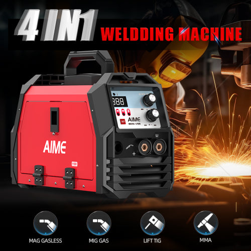 4-in-1 Multifunctional MIG Arc TIG Welding Machine with Digital Display