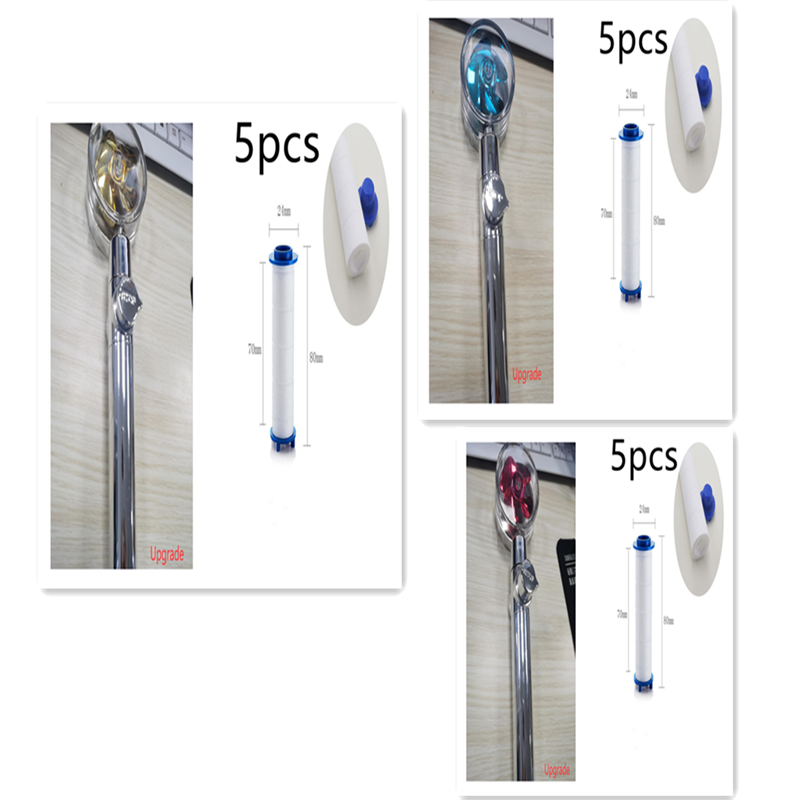 High Pressure Turbo Shower Head with Water Saving Feature & 360° Fan Extension