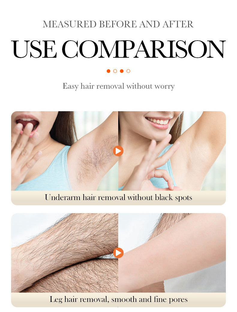 Aloe Vera Hair Removal Cream - Gentle Full Body Depilatory for Smooth Skin