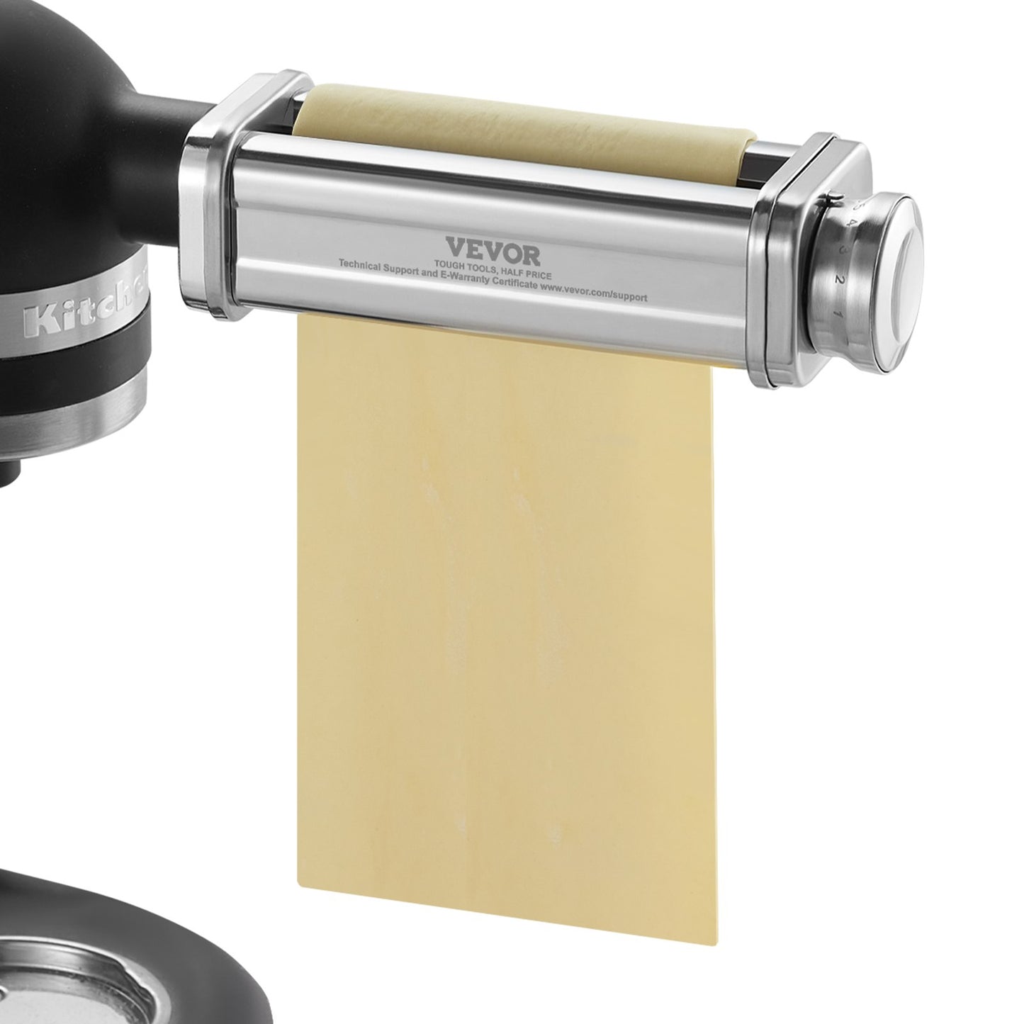 Pasta Roller Attachment for KitchenAid Stand Mixer - 8 Thickness Settings