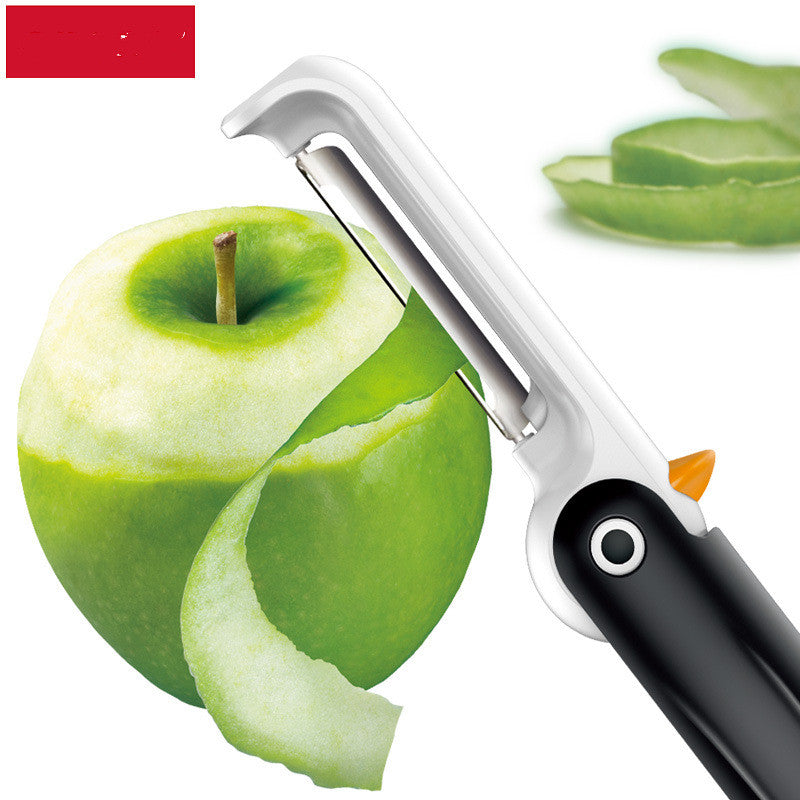 Penguin-Shaped Stainless Steel Folding Fruit & Vegetable Peeler
