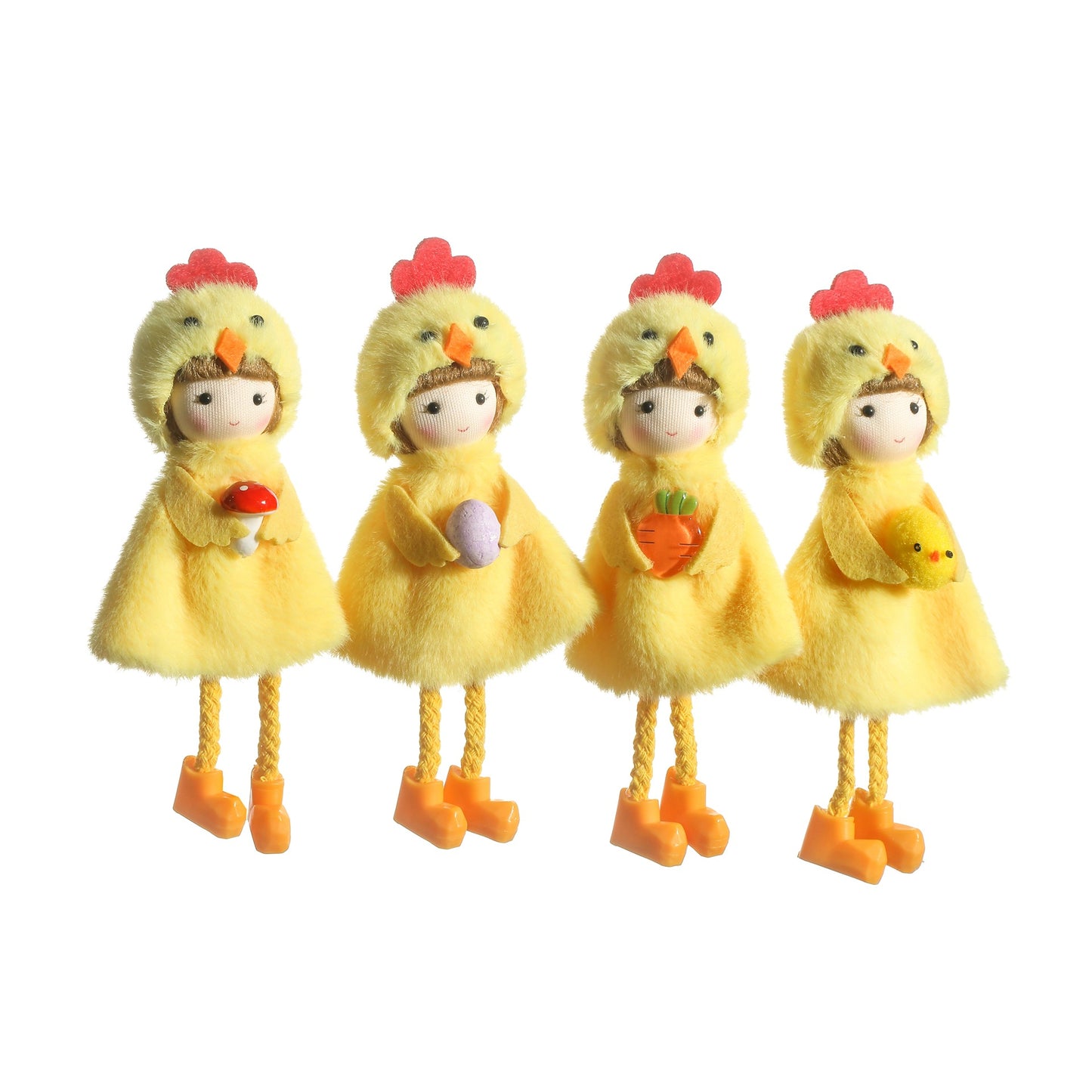 Easter Decorative Chicken Egg Ornaments - Festive Home Decor Pendant Set