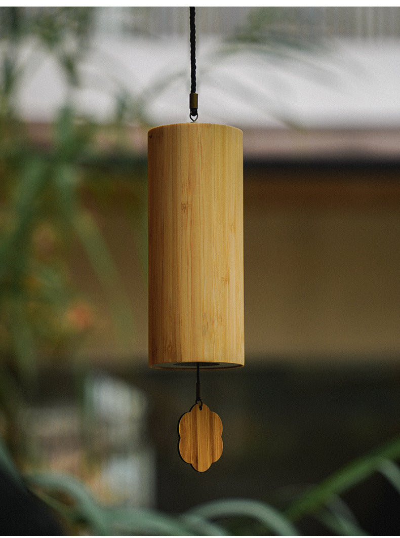 8-Tone Four Seasons Wind Chimes - Bamboo Modern Garden Decor Gift