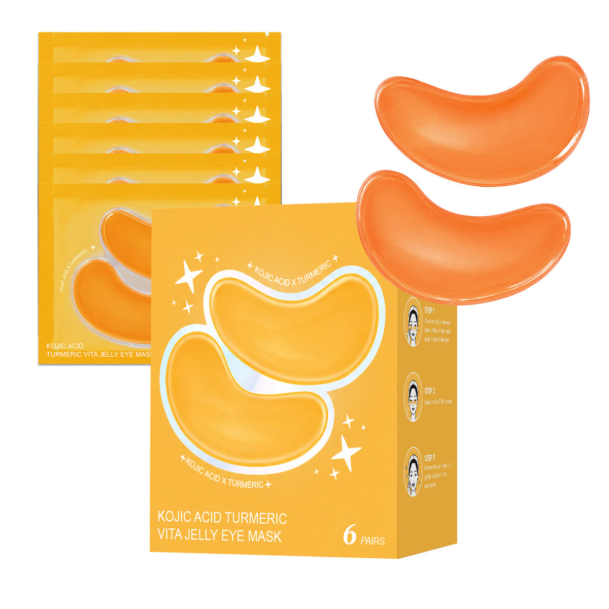 Turmeric Vitamin Eye MaskRefreshing And Non-Sticky