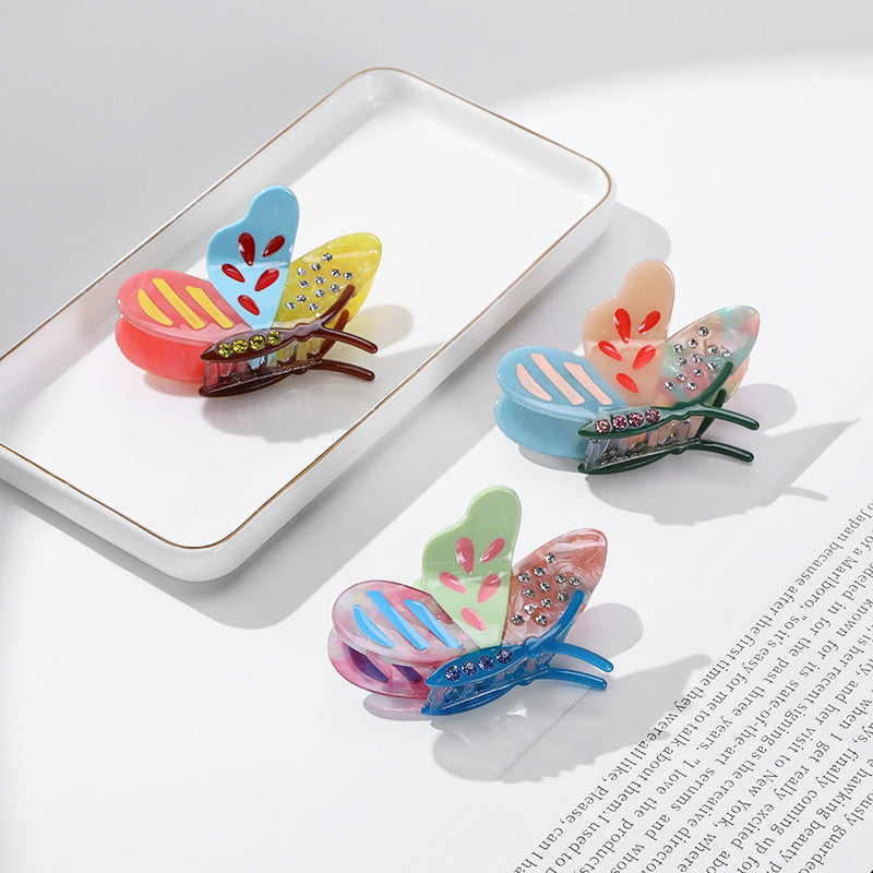 Acetate Hair Grab Clip - Korean Style Shark Grip
