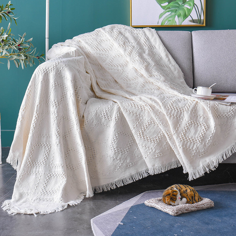 Cotton Sofa Cover Slipcover for Couch Bed Chair Modern Home Textile