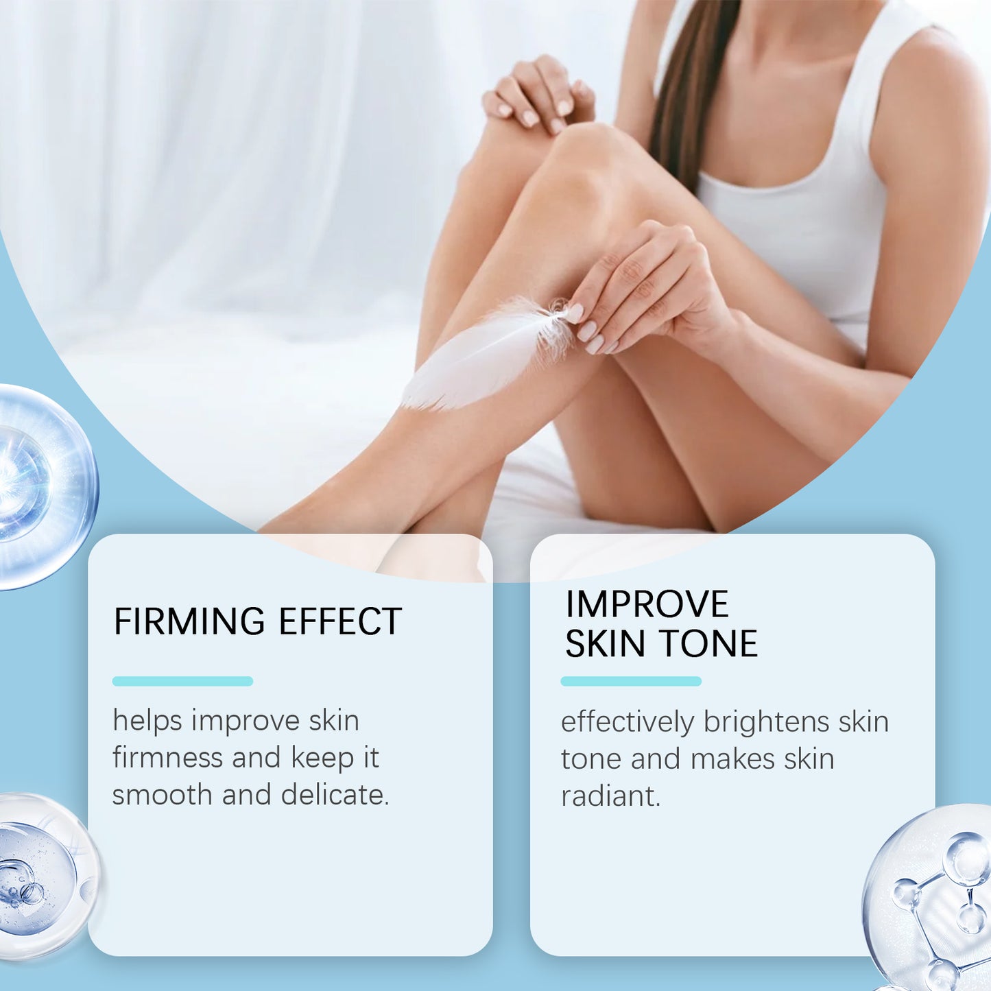 Hydrating Body Moisturizer with Squalane and Vitamin E - Nourishing Cream