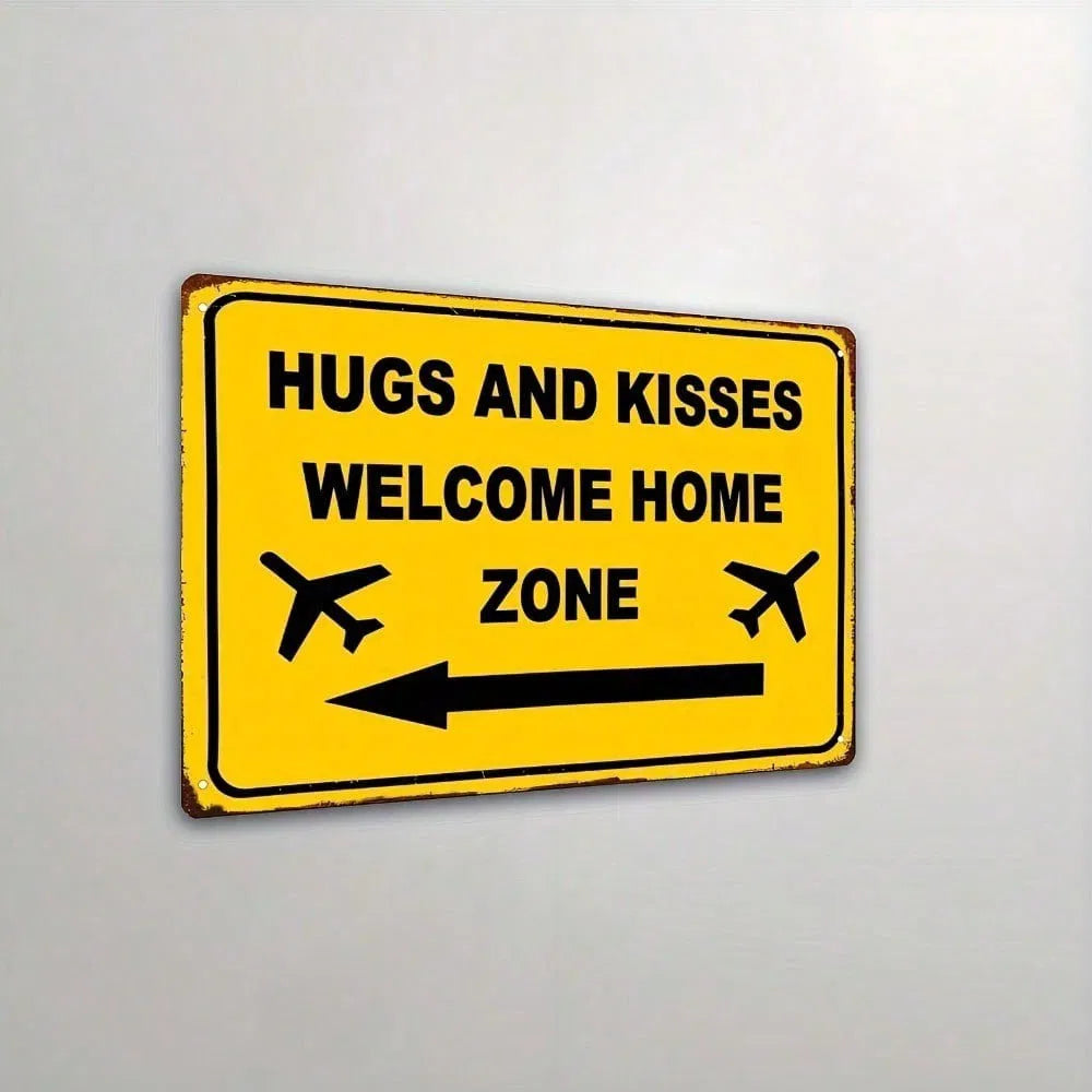 Metal Tin Sign Wall Decoration - 20 cm x 20 cm