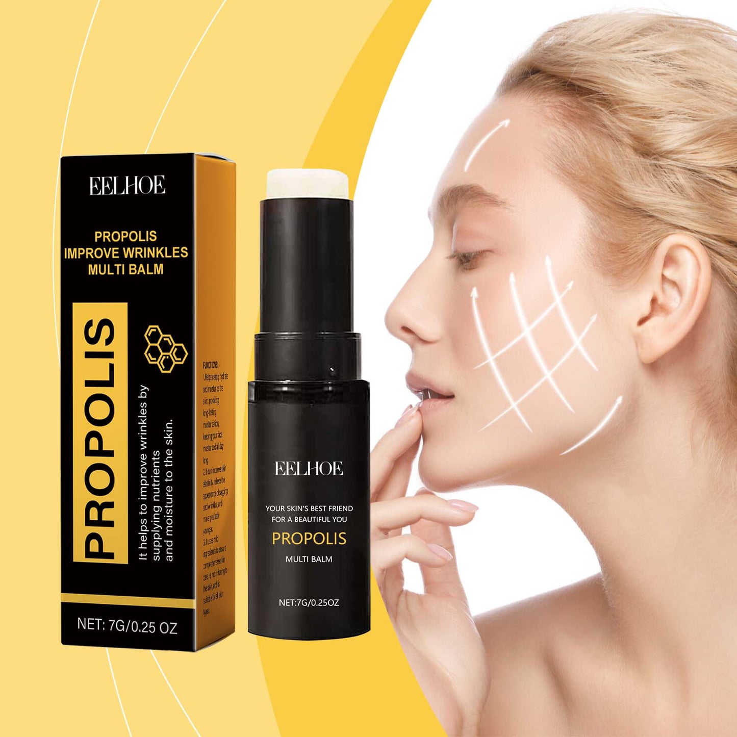 Propolis Firming Moisturizing Stick - Antioxidant Facial Care Balm