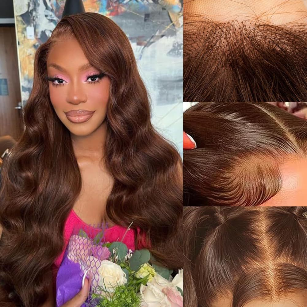 Long Curly Wig with Lace Front Cap for Women - Heat-Resistant Synthetic Hair