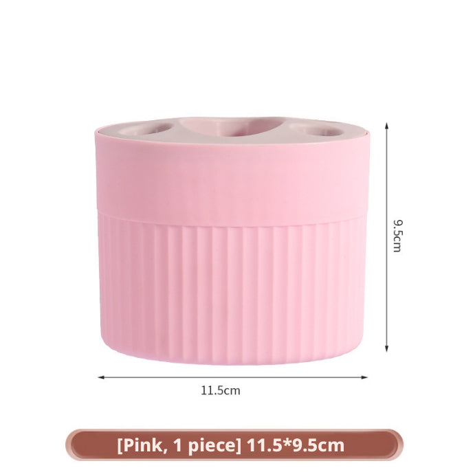 White Dental Storage Box - Compact Organizer for Oral Care Supplies