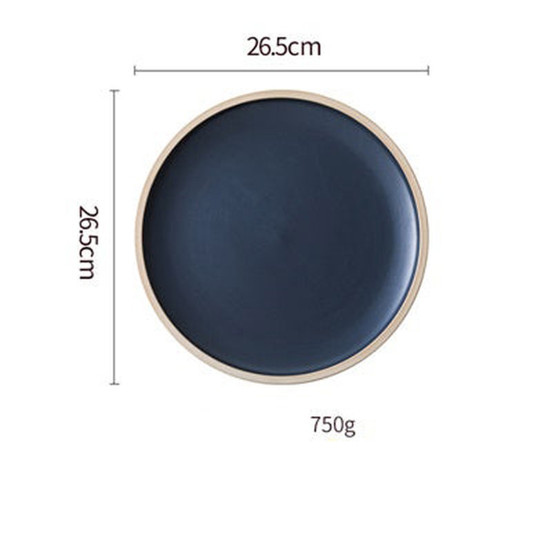 Ceramic Dinner Plate Set - Matte Finish, Microwave & Dishwasher Safe