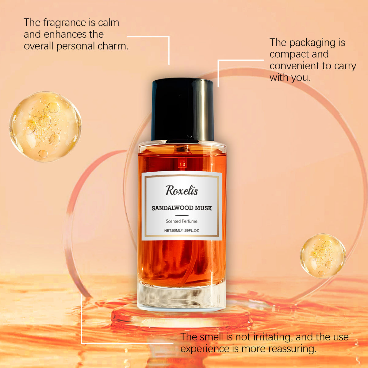 Fresh And Elegant Sandalwood, Woody Fragrance, Gentle Fragrance Of