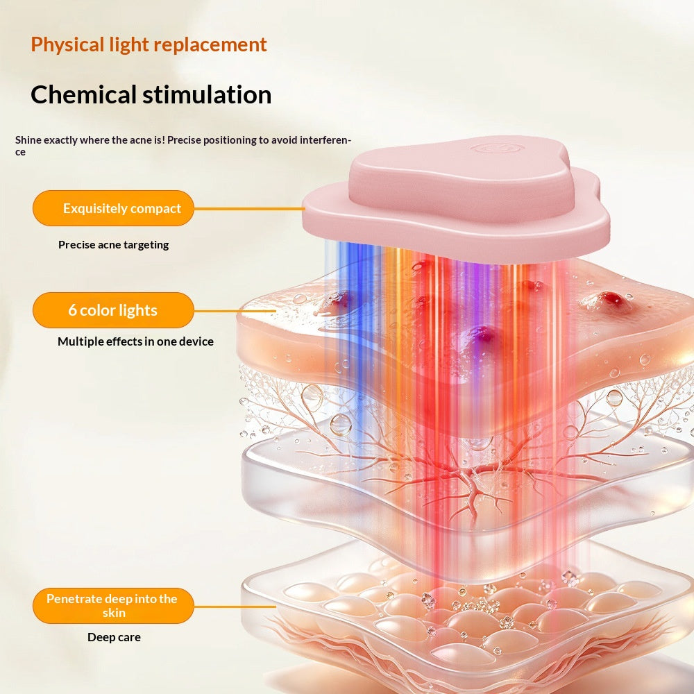 LED Color-light Acne Patch For Clearing Pimples Fading Marks And