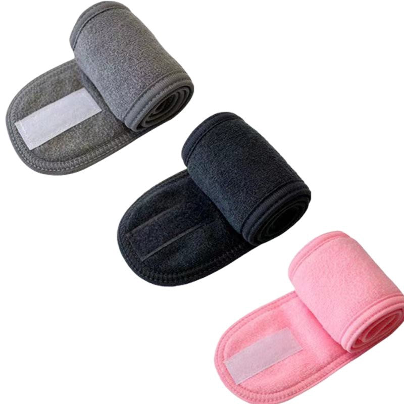 Velcro Sports Face Wash Headband Double Layer Makeup Headband