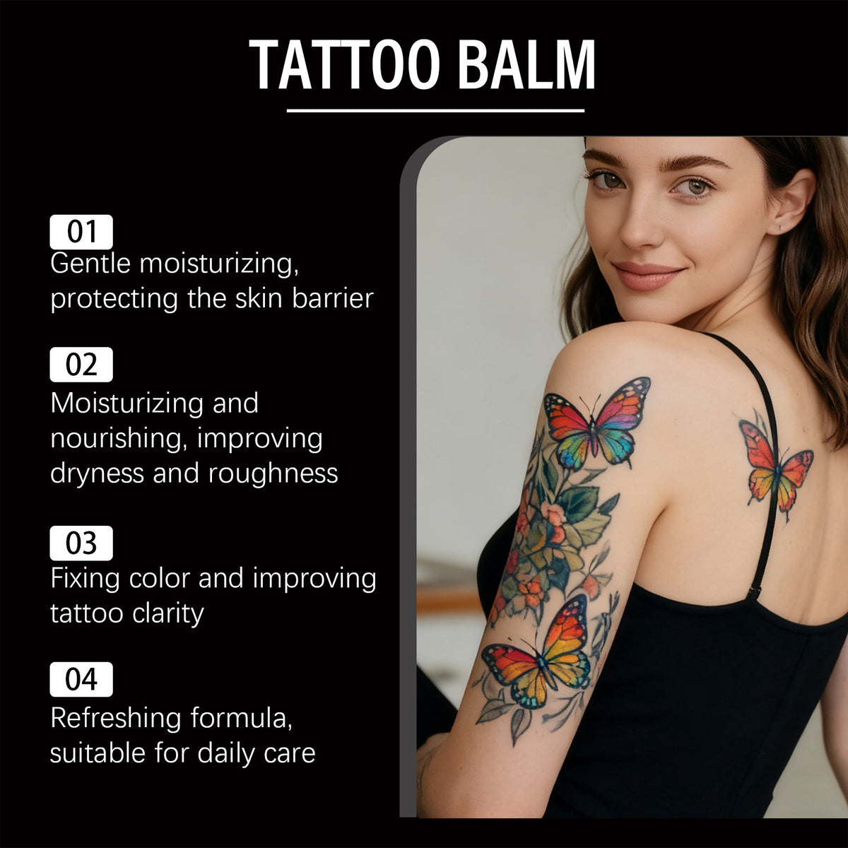 Tattoo Care Cream for Skin Healing & Moisturizing - 40G