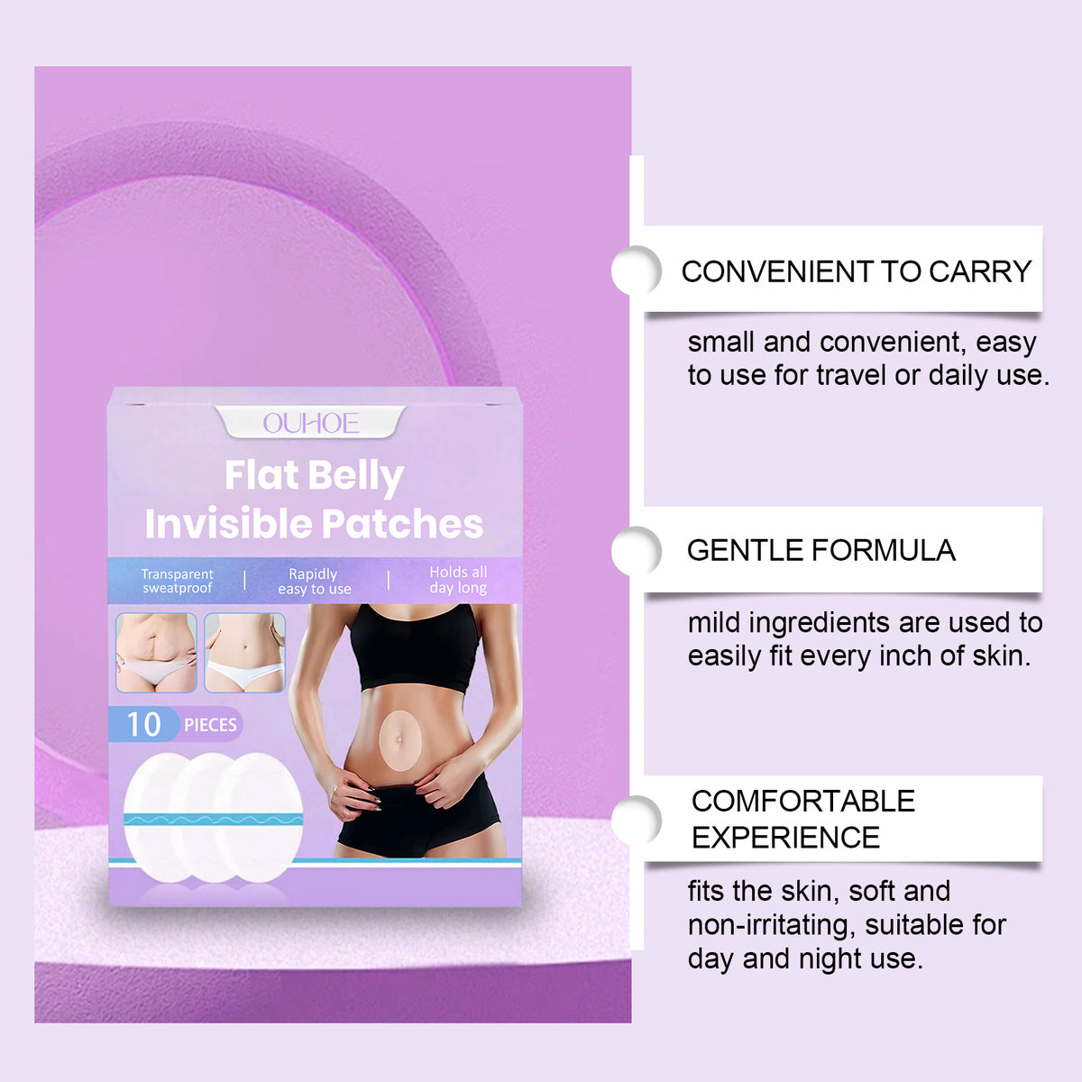 Improve Skin Firmness Daily Firming And Lifting Body Nursing Adhesive