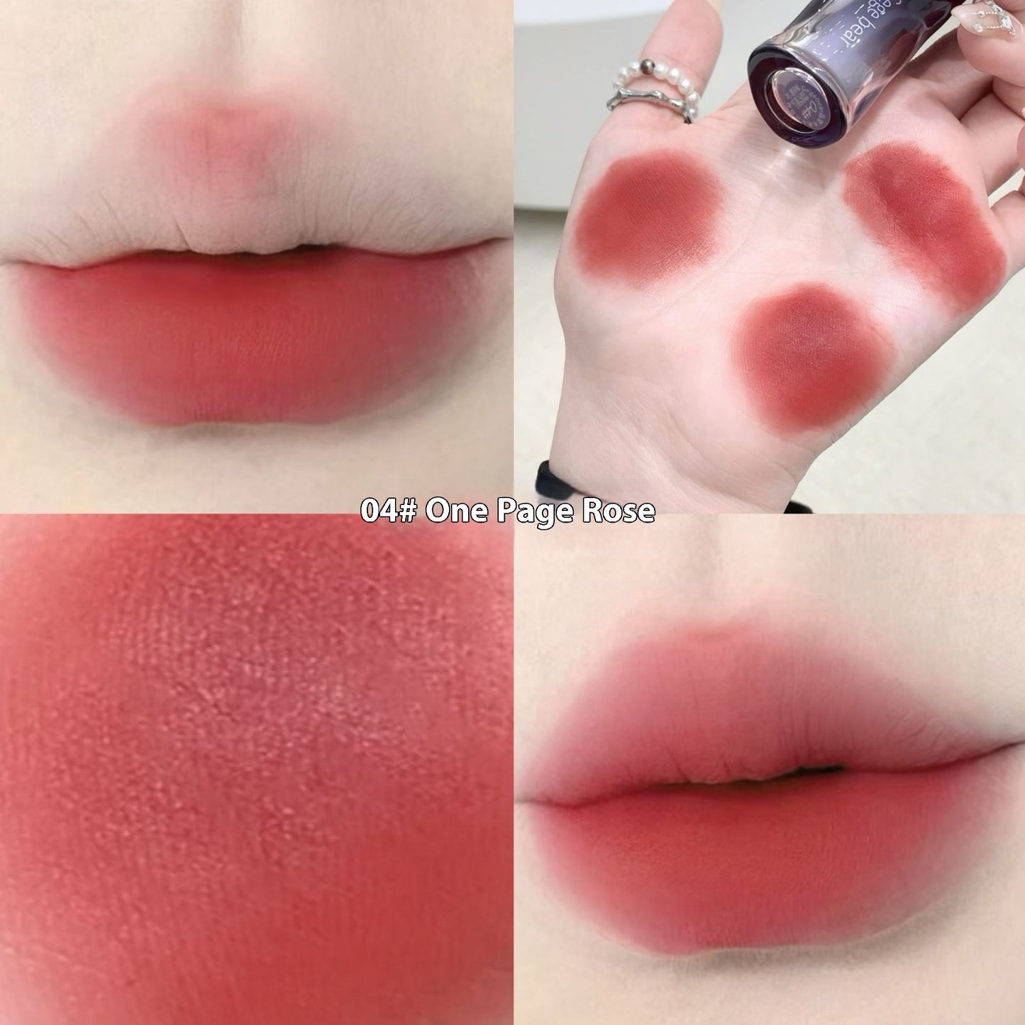 Matte Lip Gloss - Soft & Silky Finish, Moisturizing Lip Color, Multiple Shades