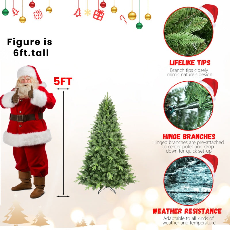 Artificial Christmas Tree - PE/PVC Mixed with Memory Wire
