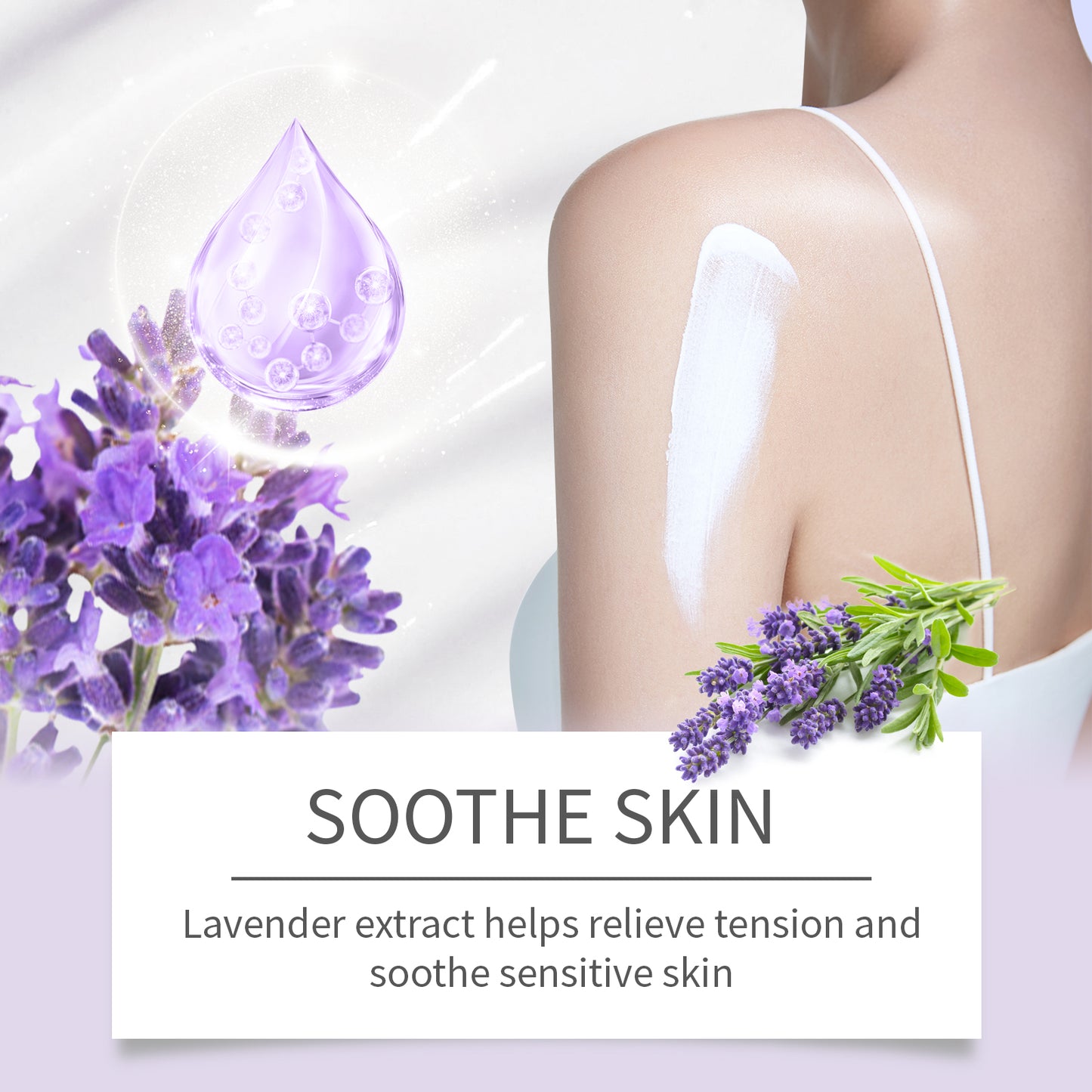 Lavender Moisturizing Body Wash - Soothing Skin Cleanser for Daily Use