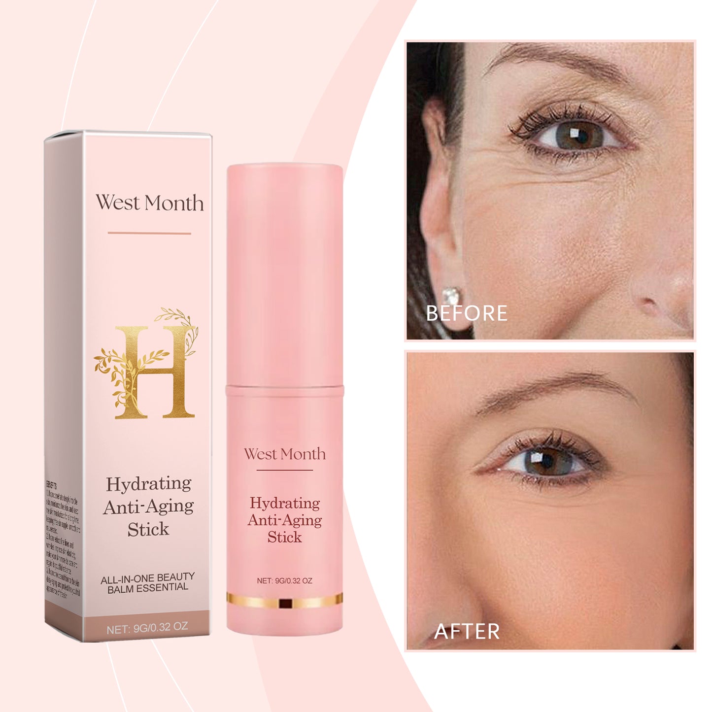 Anti-Wrinkle Hydrating Facial Stick with Collagen & Hyaluronic Acid
