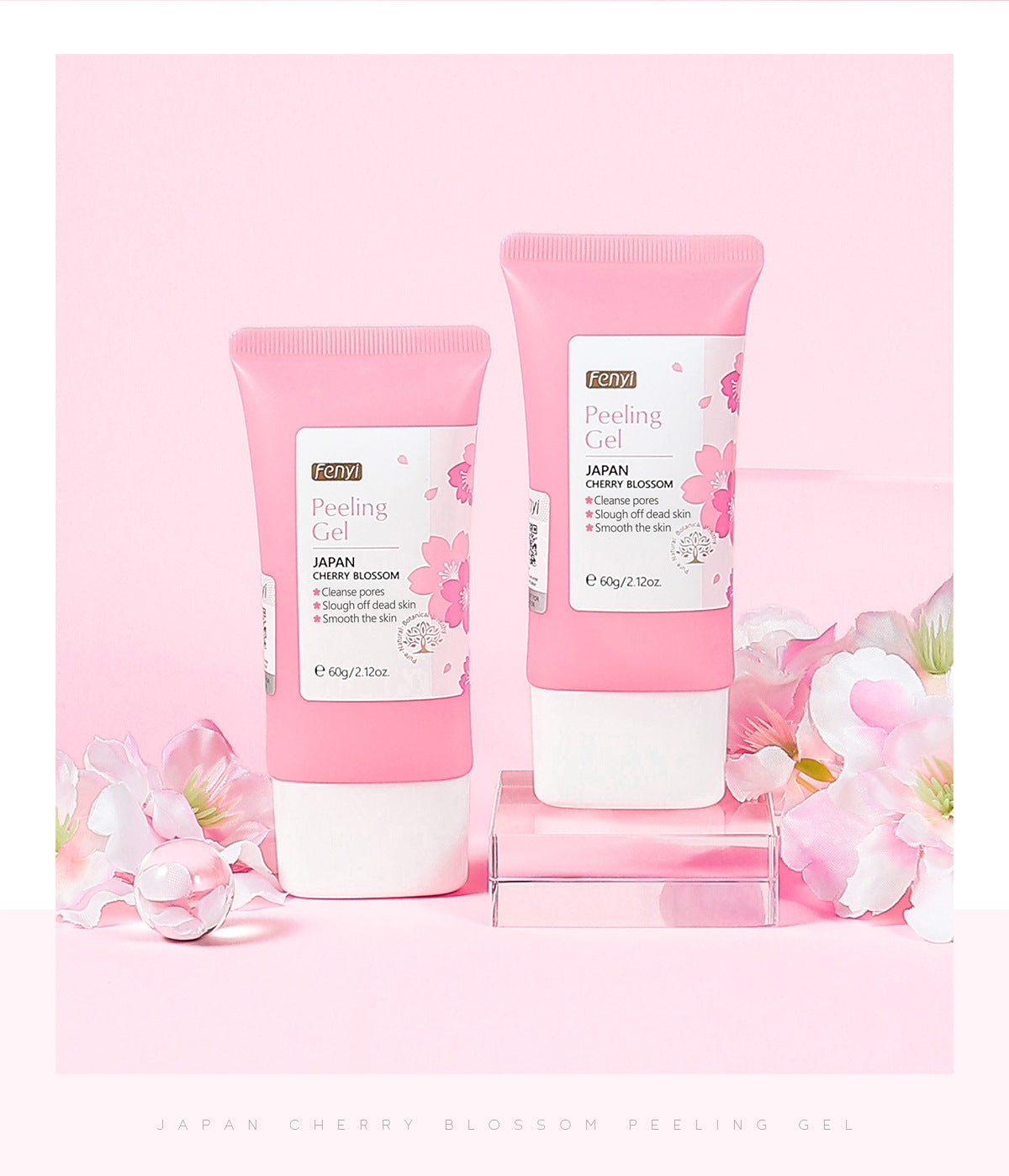 Hydrating Facial Gel - Sakura Cutin Gel 60g for All Skin Types