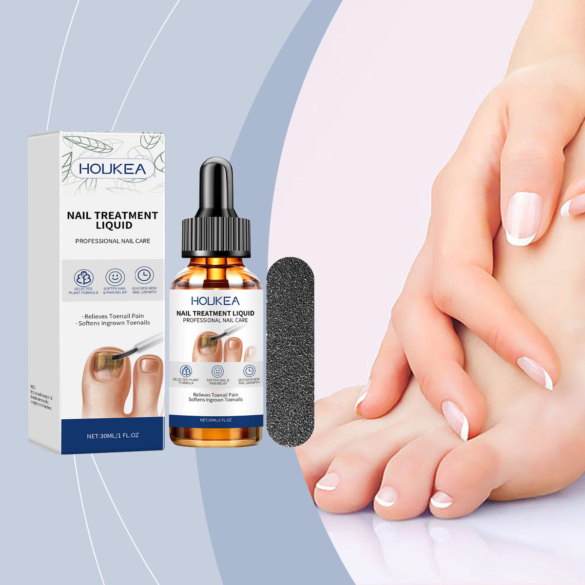 Gentle Moisturizing Repair Glossy Care Bright Soft Nail Face Nutrient