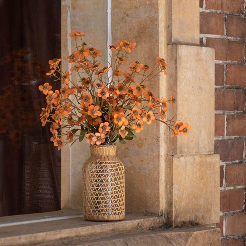 Pastoral Simulation Retro Fake Dried Flowers - Decorative Floral Arrangements