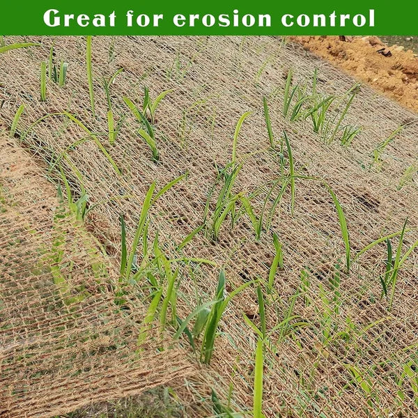 Coconut Fiber Slope Protection Netting - 4ft x 60ft
