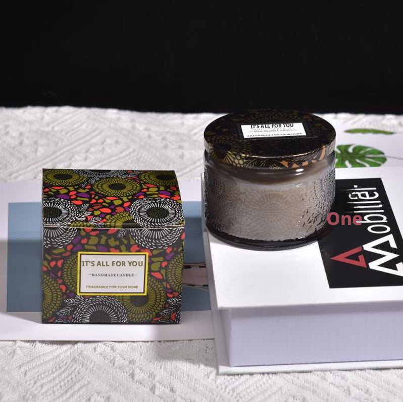 Smoke-Free Scented Candle with Bergamot Soybean Wax - 1 Piece
