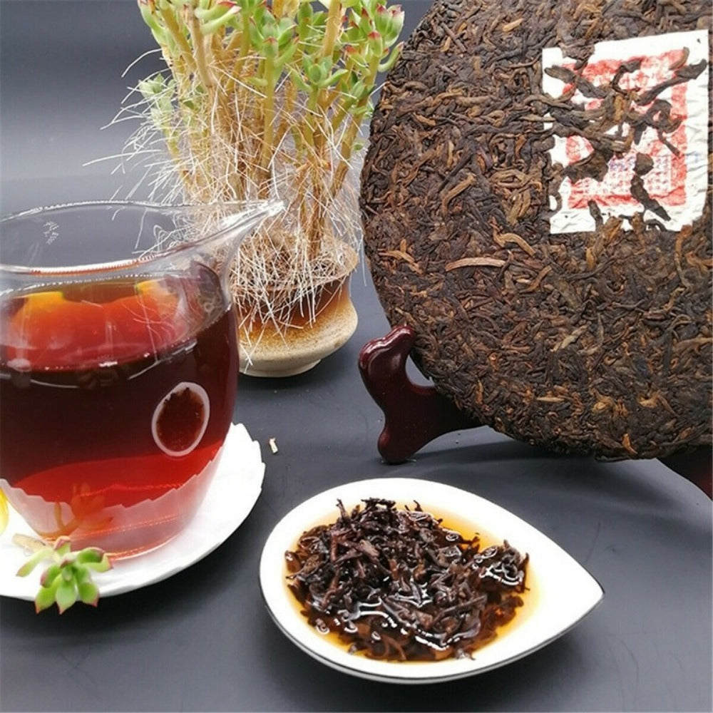 Aged Raw Pu-erh Tea Cake - 357g Yunnan Ancient Tree Traditional Tea