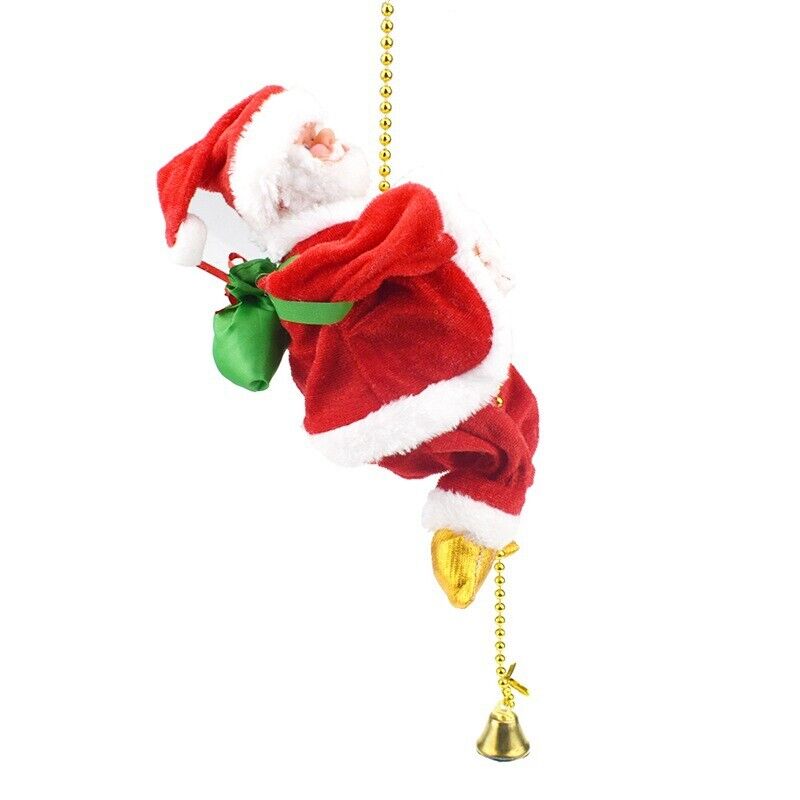 Electric Animated Santa Claus Climbing Toy - Christmas Decor